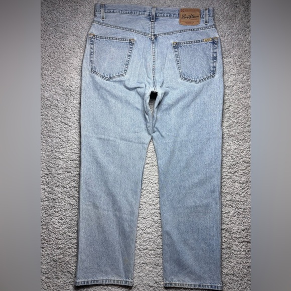 Vintage Levis Mens 36 Light Wash Regular Fit Baggy Cotton Work Utility Casual - Picture 4 of 4